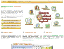 Tablet Screenshot of personal-information-manager.vladonai.com